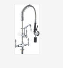 98001MN-2C prerinse kitchen faucet with pull onderaan Nevel leverancier